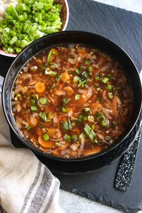 Manchow Soup / Veg Hot & Sour Soup