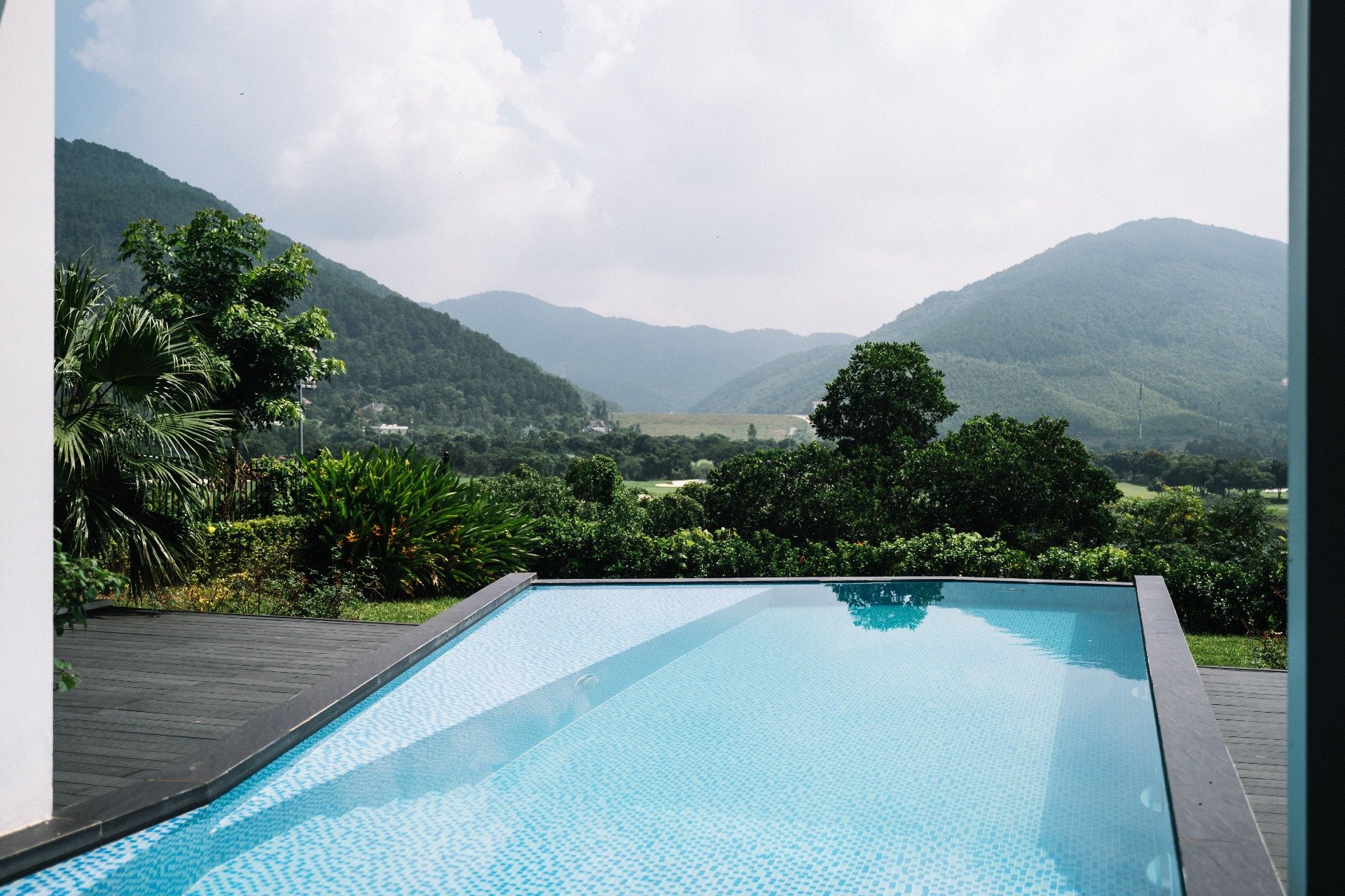 Infinity Pool with Mountain Views
