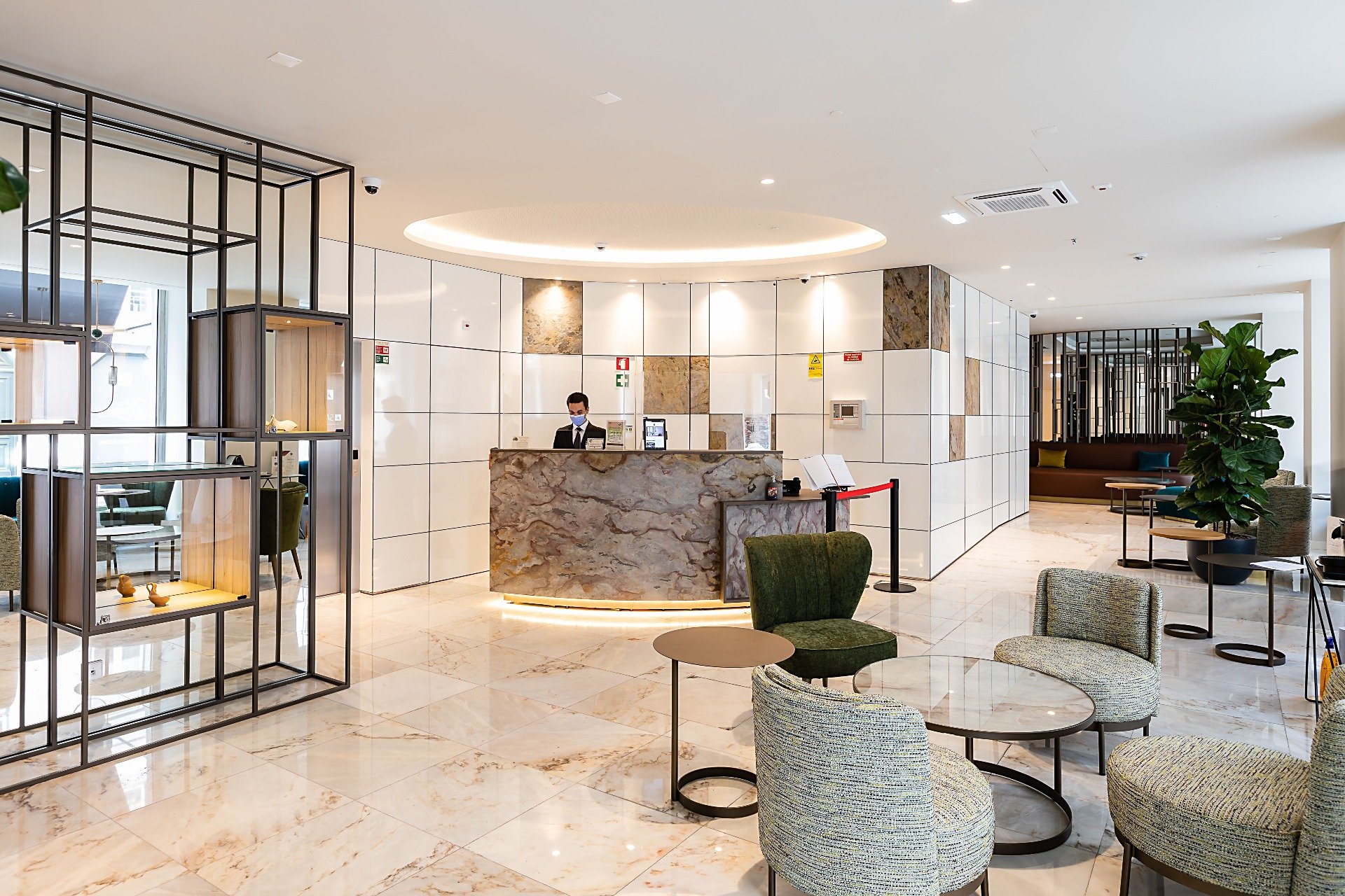 Modern Hotel Reception & Lobby